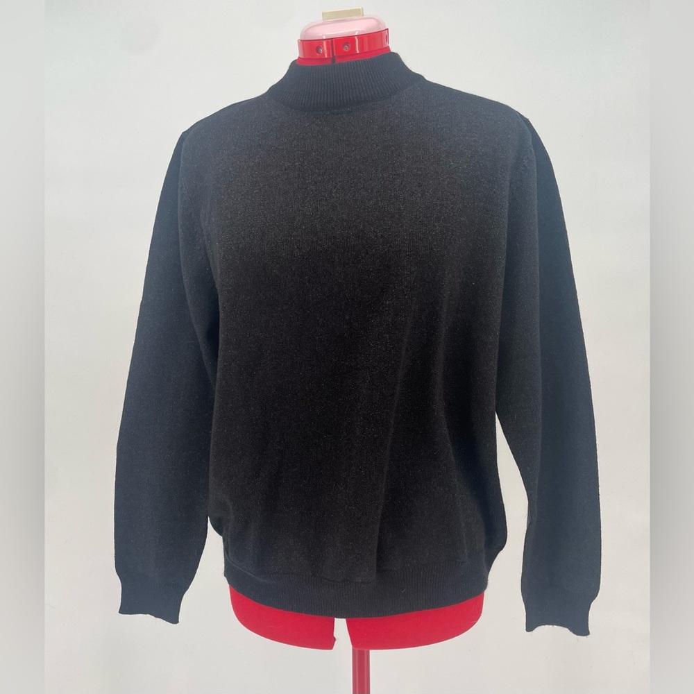 Vintage Black Turtleneck Sweater